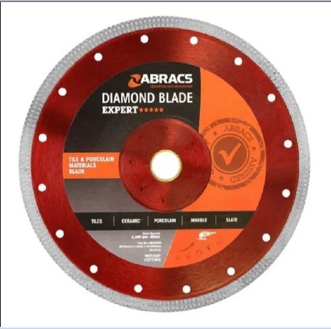 250mm x 1.8mm x 30mm BORE WITH REDUCER TO 25.4 PORCELAIN DIAMOND BLADE