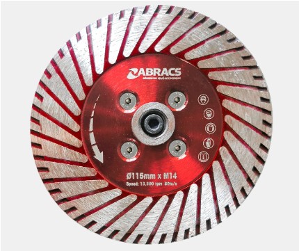 115mm x M14  CUT & GRIND DIAMOND BLADE ABRACS