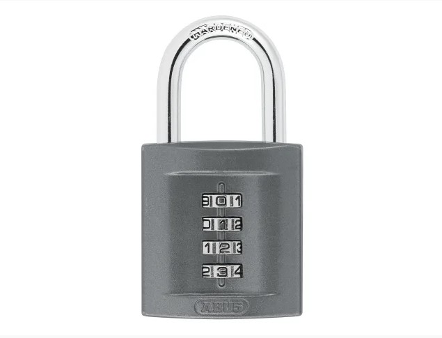158/50 50mm Combination Padlock (4-Digit) Die-Cast Body Carded