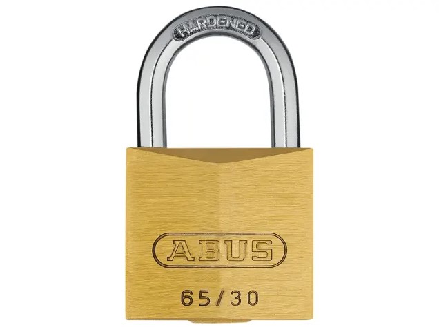 65/30mm Brass Padlock Carded