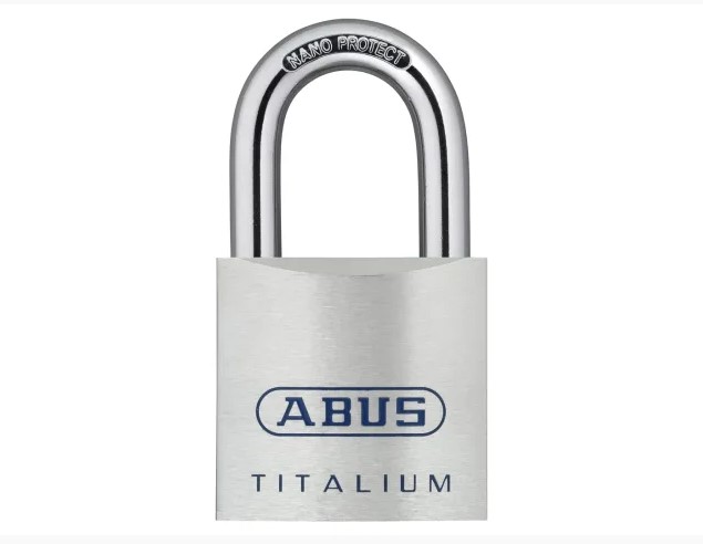 80TI/50mm TITALIUM Padlock Carded