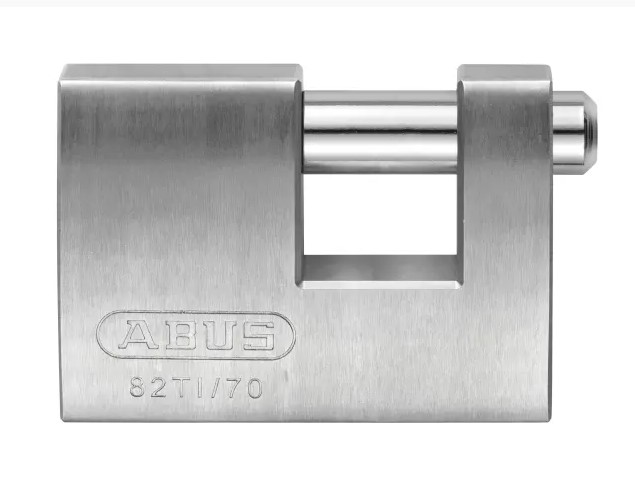82TI/70mm TITALIUM Shutter Padlock Carded