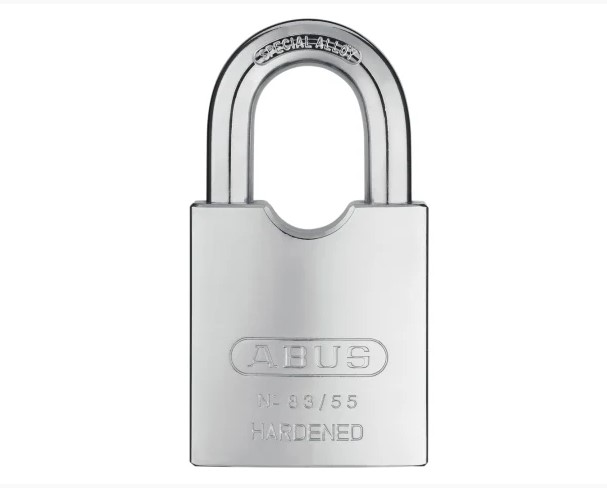 83/55mm Rock Hardened Steel Padlock Carded