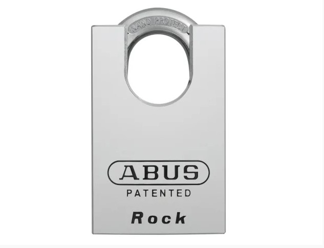 83/55mm Rock Hardened Steel Padlock Closed Shackle Carded