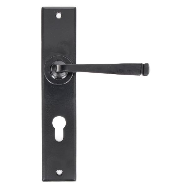 33092 - Black Large Avon 72mm Centre Euro Lock Set