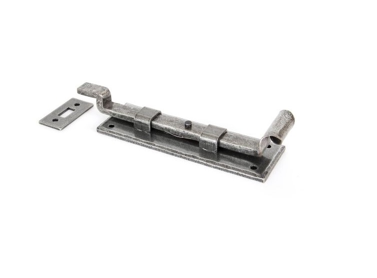 Pewter 6" Cranked Door Bolt