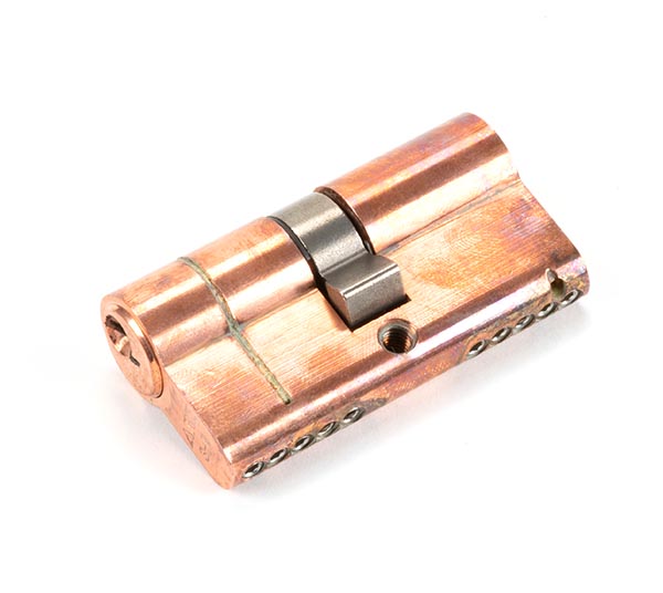45801 - Polished Bronze 30/30 5pin Euro Cylinder