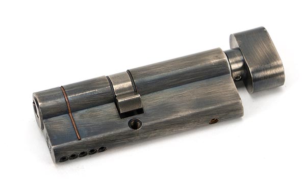 Pewter 35/45T 5pin Euro Cylinder/Thumbturn