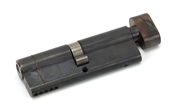 Aged Bronze 45/45 5pin Euro Cylinder/Thumbturn