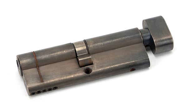 45862 - Pewter 45/45 5pin Euro Cylinder/Thumbturn