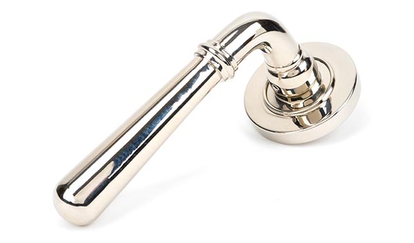 46057 - Polished Nickel Newbury Lever on Rose Set (Plain)