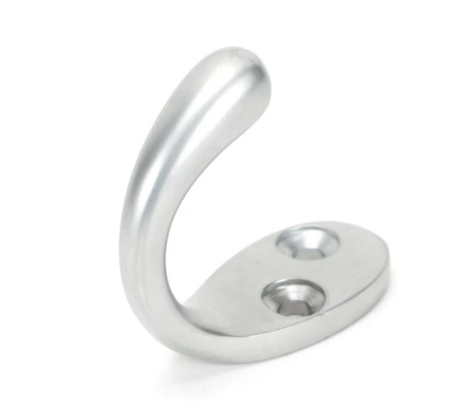 Satin Chrome Celtic Single Robe Hook