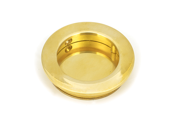 47167 - Polished Brass 60mm Plain Round Pull