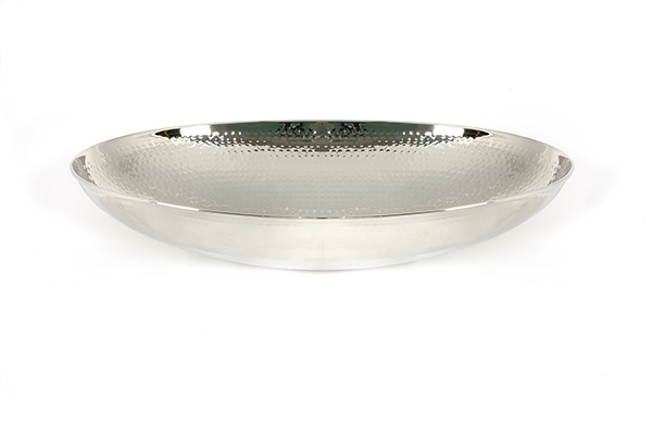 47204 - Hammered Nickel Oval Sink