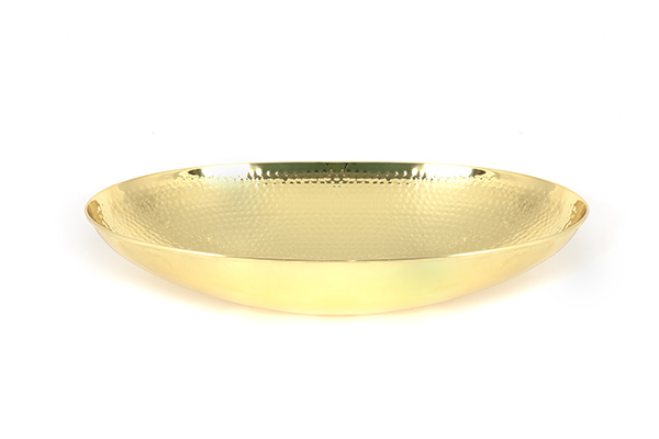 47205 - Hammered Brass Oval Sink