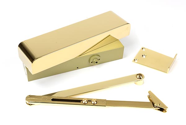 50108 - Polished Brass Size 2-5 Door Closer & Cover
