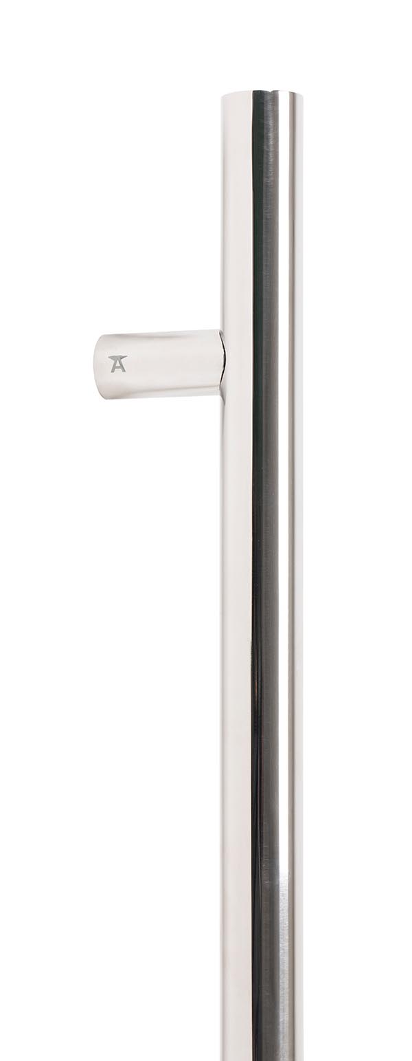 Polished Marine SS (316) 0.6m T Bar Handle Secret Fix 32mm