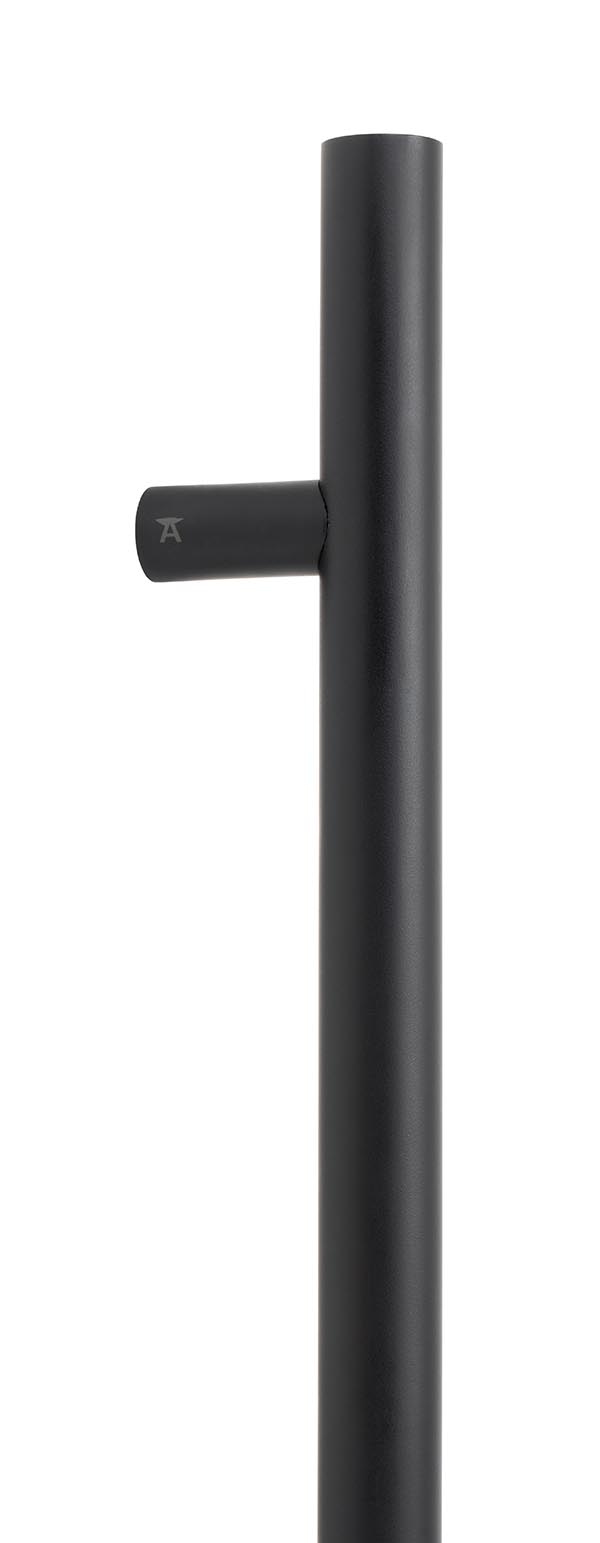 Matt Black SS (316) 0.6m T Bar Handle Secret Fix 32mm