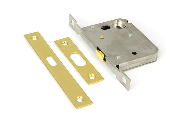 50661 - PVD 50mm Sliding Door Lock