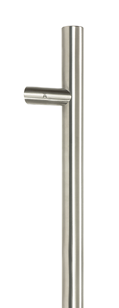Satin Marine SS (316) 0.6m Offset T Bar Handle Secret Fix 32mm