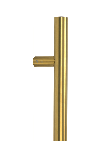 Aged Brass (316) 0.6m T Bar Handle Secret Fix 32mm