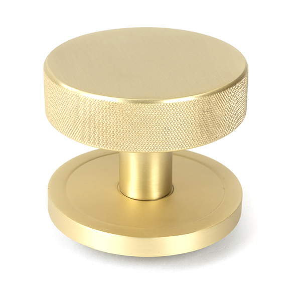 50893 - Satin Brass Brompton Centre Door Knob (Plain)