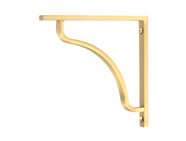51087 - Satin Brass Abingdon Shelf Bracket (150mm x 150mm)