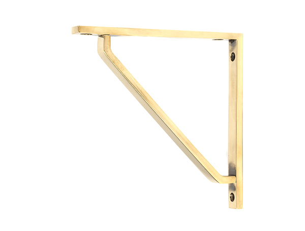 Aged Brass Barton Shelf Bracket (150mm x 150mm)