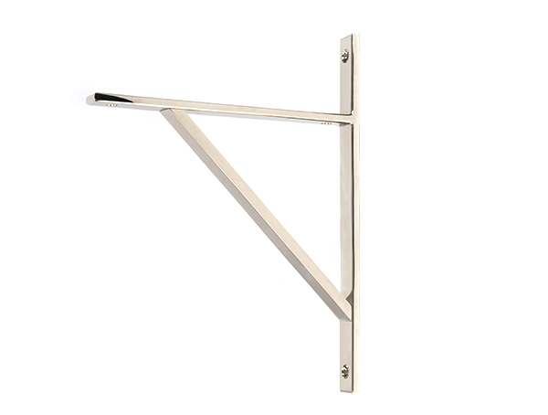 Polished Nickel Chalfont Shelf Bracket (260mm x 200mm)