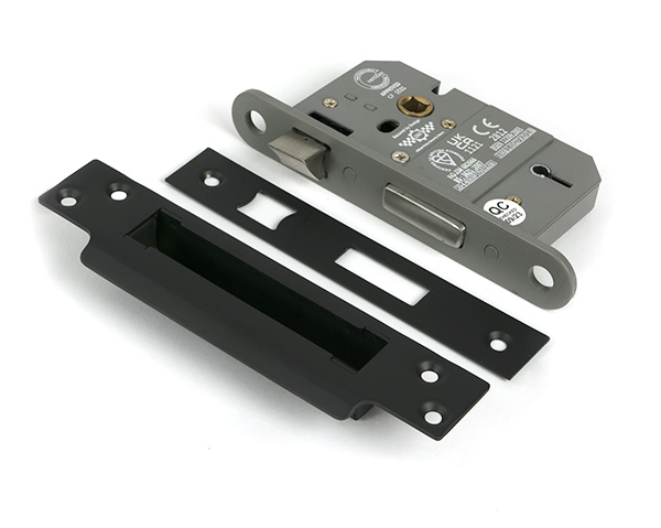 Aged Bronze 2 1/2" 5 Lever BS Sash Lock KA