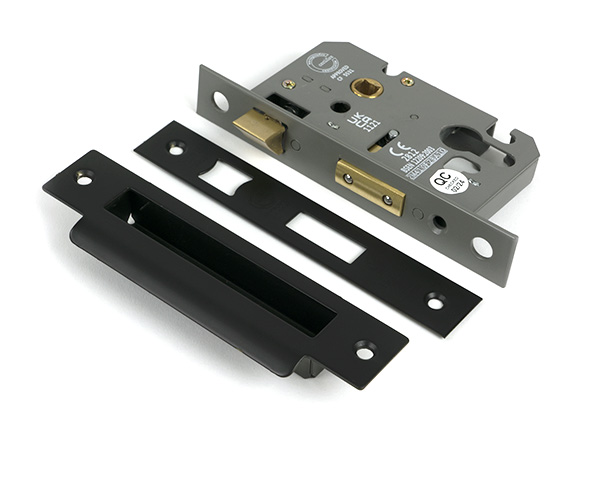 Aged Bronze 2 1/2" Euro Profile Sash Lock