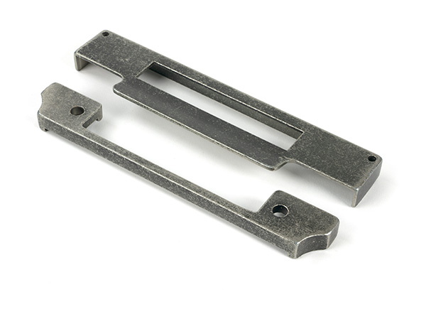 Pewter 1/2" Rebate Kit for Euro Sash Lock