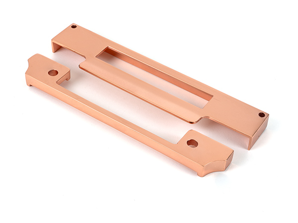Polished Bronze 1/2" Rebate Kit for Euro Sash Lock
