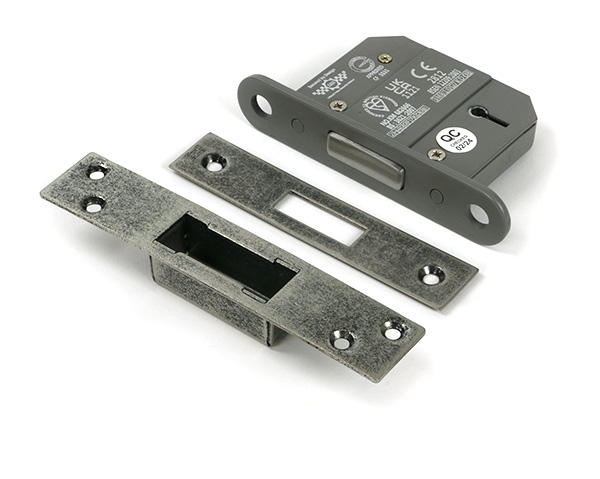 51426 - Pewter 2 1/2" 5 Lever BS Dead Lock KA