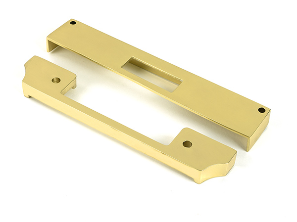 Polished Brass 1/2" Rebate Kit for Euro Dead Lock