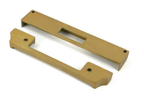 Satin Brass 1/2" Rebate Kit for Euro Dead Lock