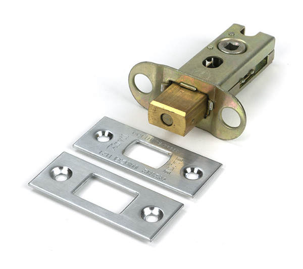 Satin Chrome 2 1/2" Heavy Duty Tubular Deadbolt