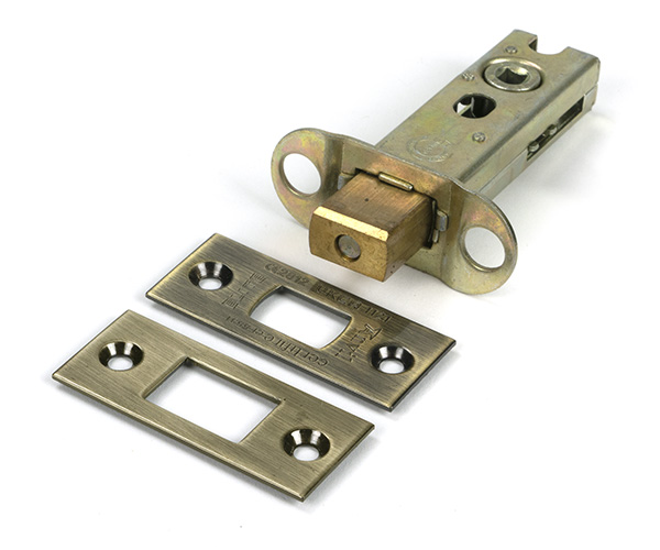 51488 - Aged Brass 3" Heavy Duty Tubular Deadbolt