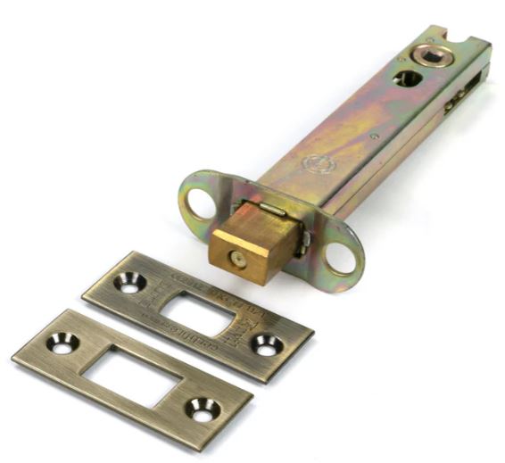 Aged Brass 5" Heavy Duty Tubular Deadbolt
