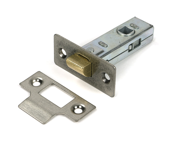 Pewter 2 1/2" Tubular Mortice Latch