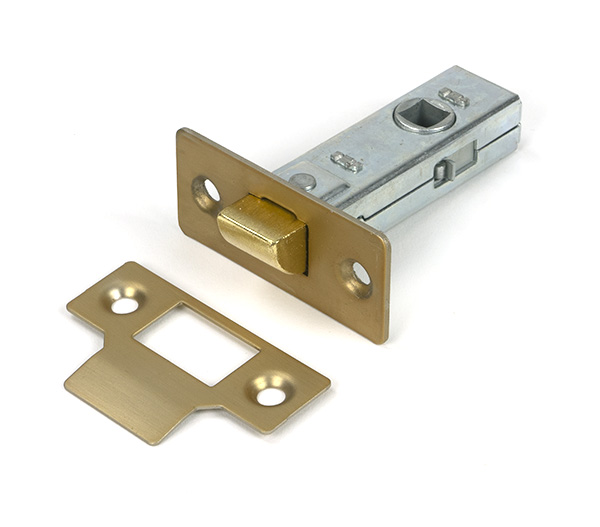Satin Brass 2 1/2" Tubular Mortice Latch