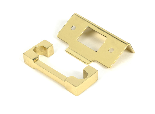Polished Brass 1/2" Rebate Kit for Heavy Duty Latch