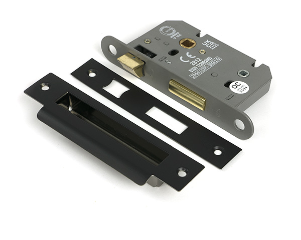 Aged Bronze 2 1/2" Heavy Duty Bathroom Mortice Lock