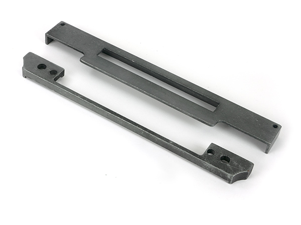 Pewter 1/2" Rebate Kit for Euro Din Sash Lock