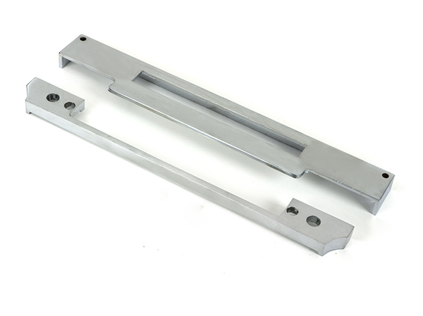 Satin Chrome 1/2" Rebate Kit for Euro Din Sash Lock