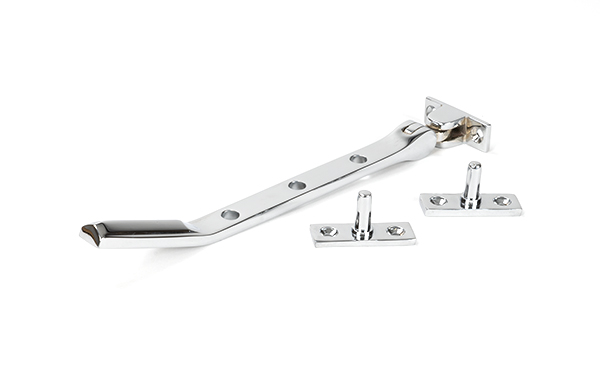 Polished Chrome Art Deco 8" Stay