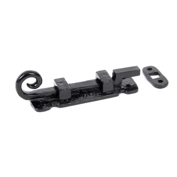 Black 4" Cranked Monkeytail Bolt