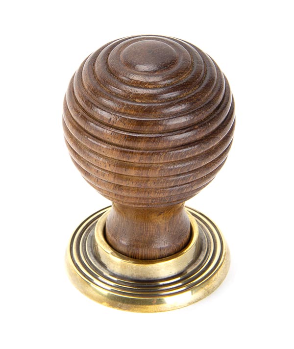 Rosewood and AB Beehive Cabinet Knob 38mm