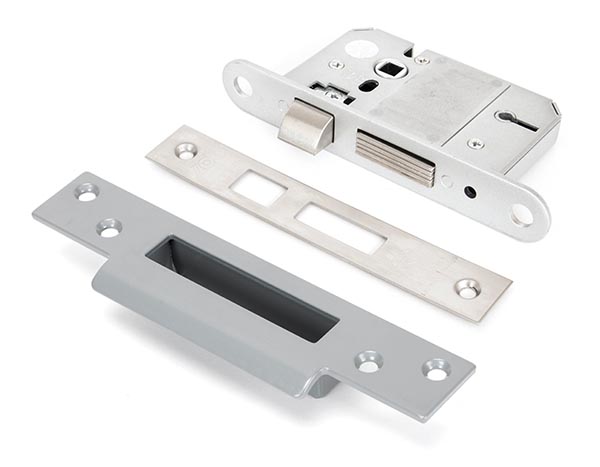 SS 2 1/2" 5 Lever BS Sashlock
