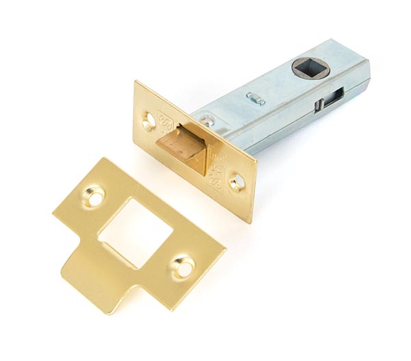 Electro Brassed 3" Tubular Mortice Latch